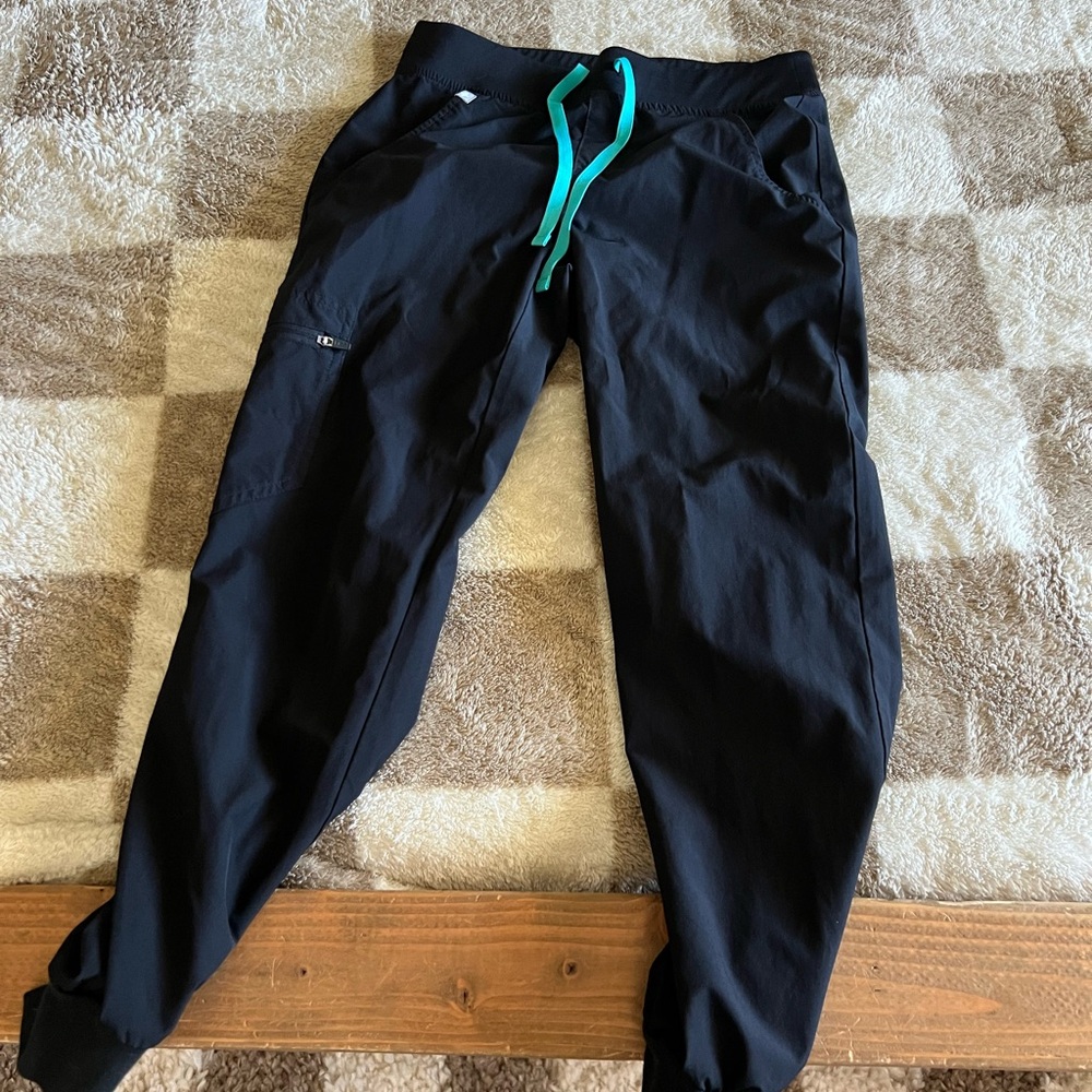 Figs Black Technical Collection Pants
